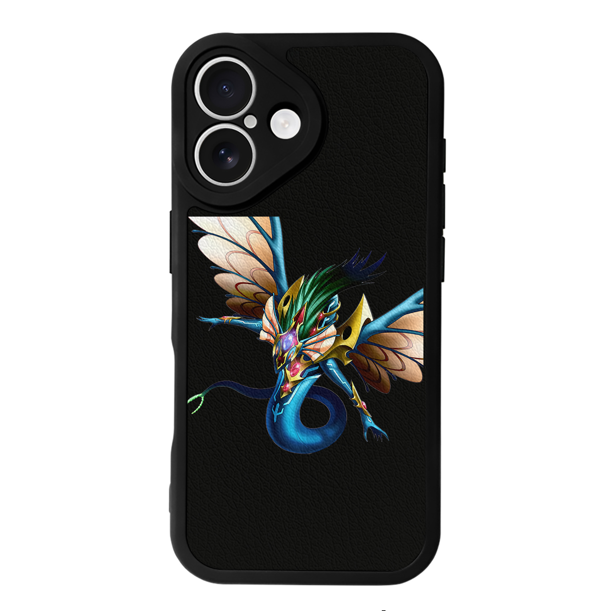 （画像用） 遊☆戯☆王 Yu-Gi-Oh! 【iPhone 16シリーズ対応】シリコンスマホケース（レザー調） 材質：シリコン